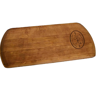 Handcrafted Flat Wine Barrel Cheese Board